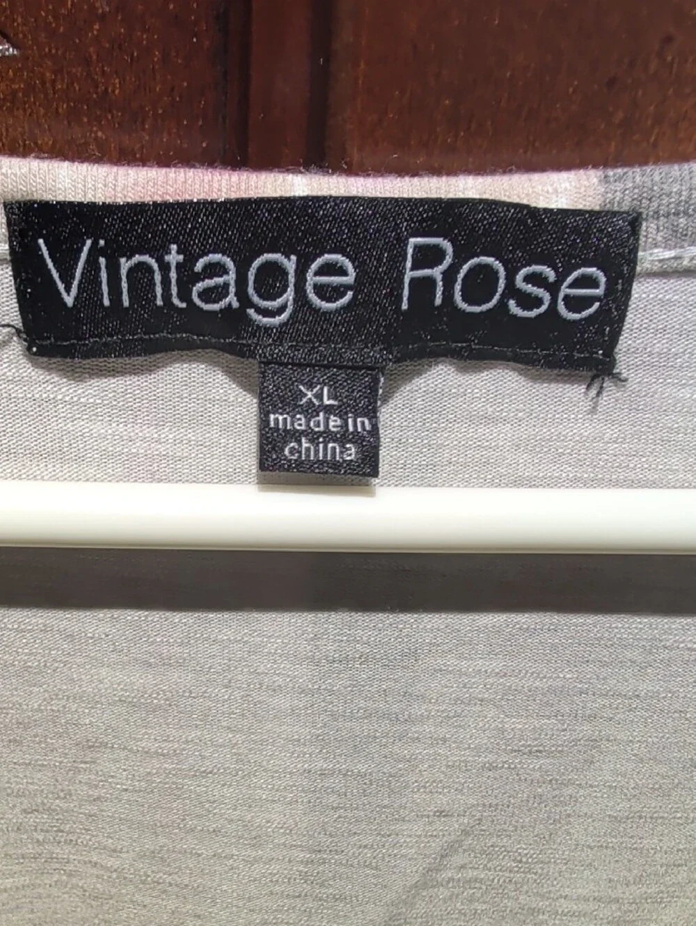 Vintage Rose Front Tie Top